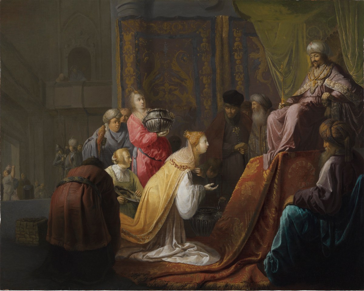 Van Tuinen, Ilona. “Solomon and the Queen of Sheba” (2017). In The Leiden Collection Catalogue, 3rd ed. Edited by Arthur K. Wheelock Jr. and Lara Yeager-Crasselt. New York, 2020–. https://theleidencollection.com/artwork/solomon-and-the-queen-of-sheba/ (accessed May 07, 2021).